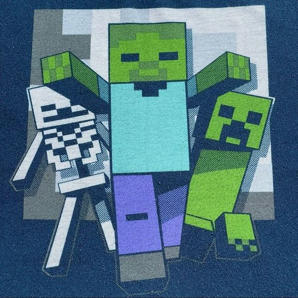 Boys medium & 10/12 pj shirts, Minecraft & Star Wars. All about same size - Picture 10 of 12